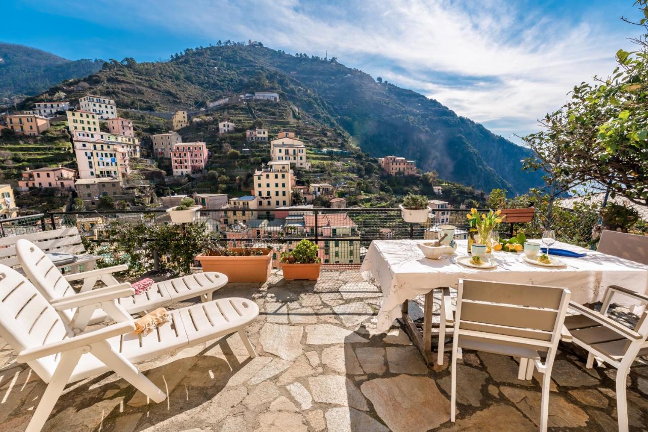 Villino Caterina House: Big Terrace Seaview Apartment Riomaggiore Exterior photo